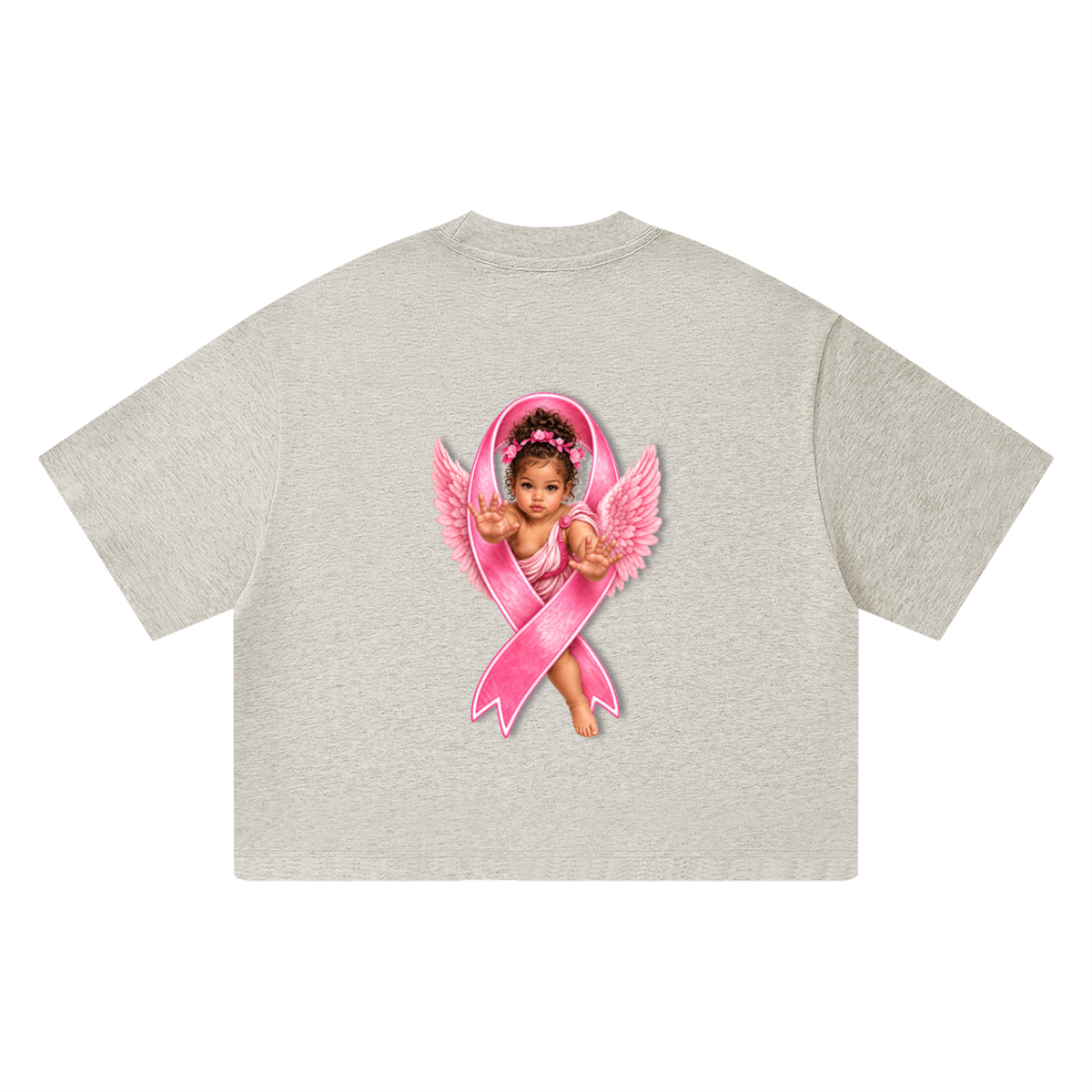 Mixed Angel Unisex Heavyweight Boxy T-Shirt/Maria