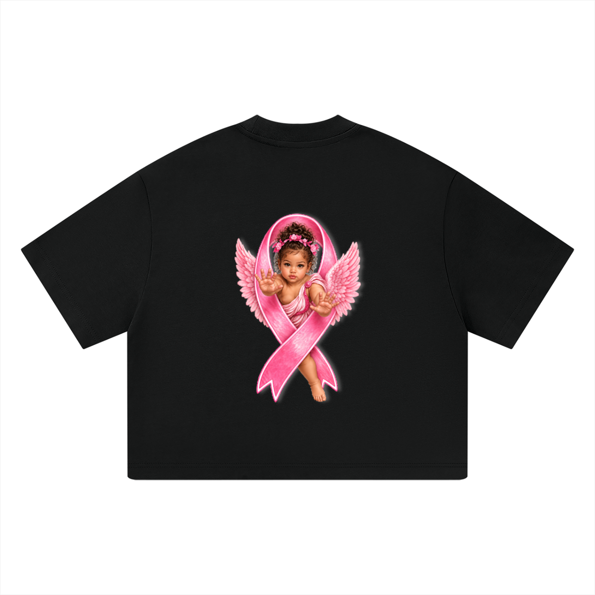Mixed Angel Unisex Heavyweight Boxy T-Shirt/Maria