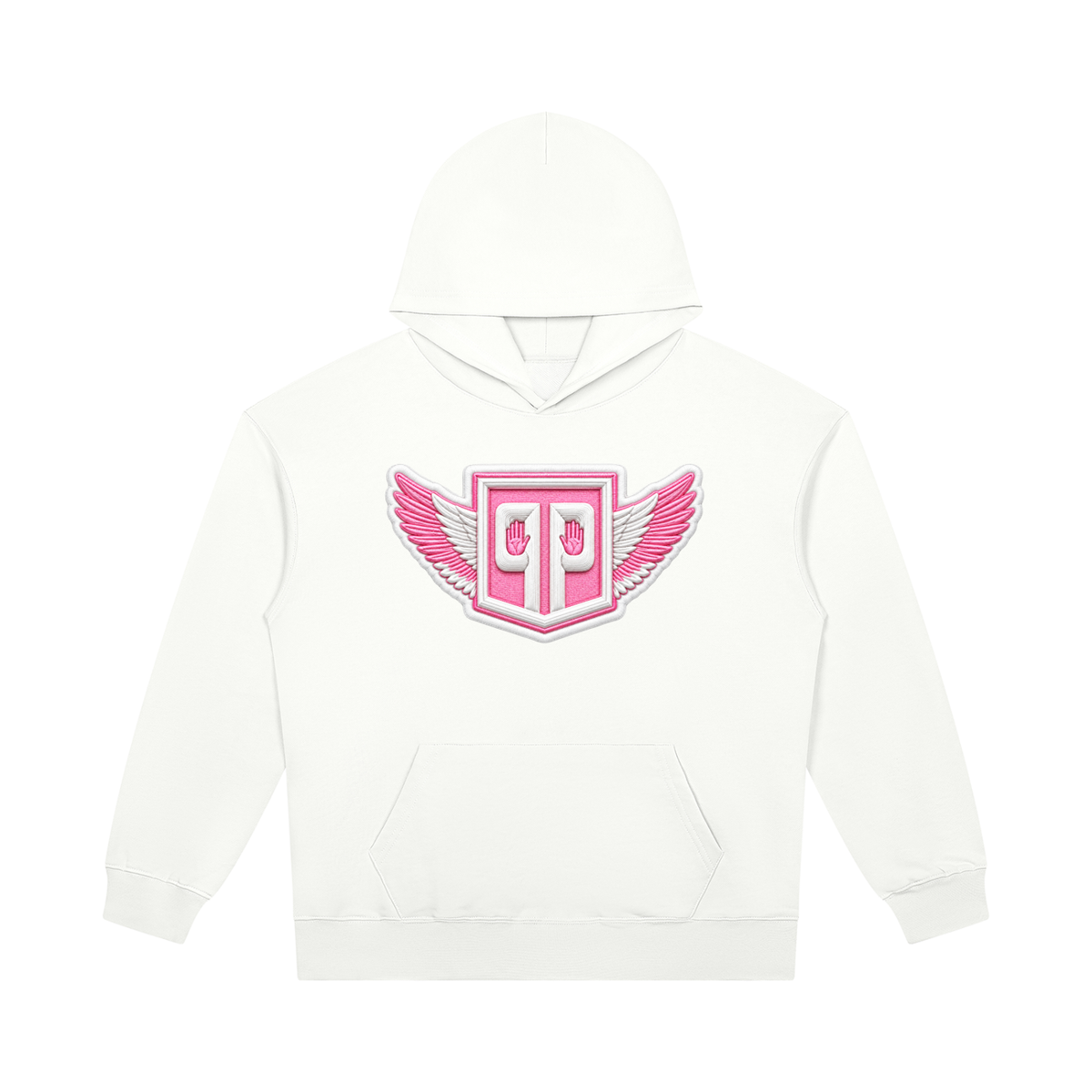 Mixed Angel Unisex Heavyweight Pullover Hoodie/Maria