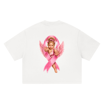 White Angel Unisex Heavyweight Boxy T-Shirt/Heather