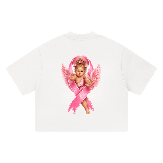 White Angel Unisex Heavyweight Boxy T-Shirt/Heather