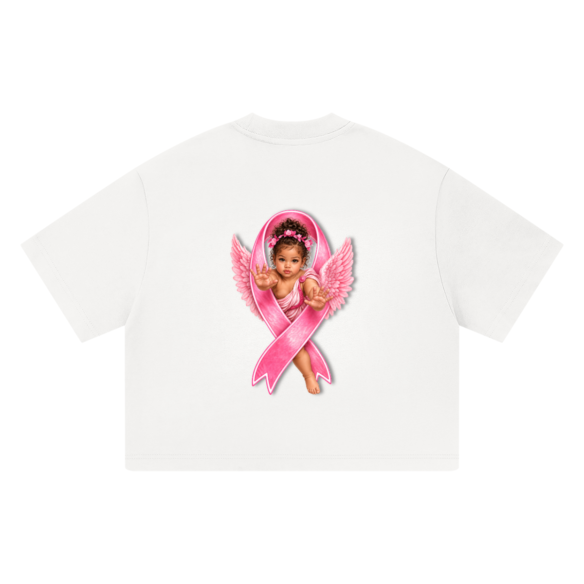 Mixed Angel Unisex Heavyweight Boxy T-Shirt/Maria