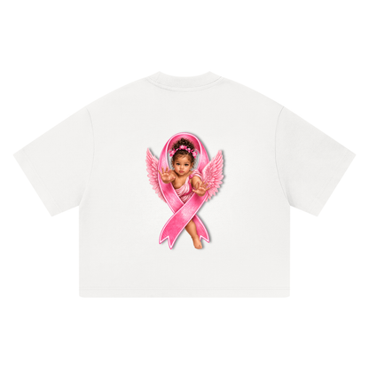 Mixed Angel Unisex Heavyweight Boxy T-Shirt/Maria