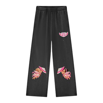 Women's Mineral Wash Straight Sweatpants