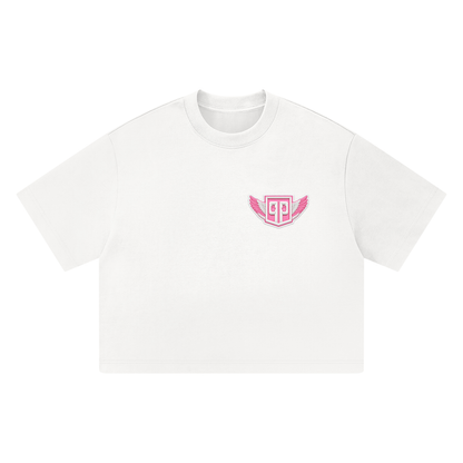 Mixed Angel Unisex Heavyweight Boxy T-Shirt/Maria