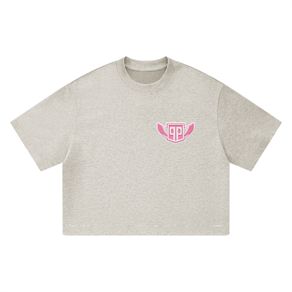 Mixed Angel Unisex Heavyweight Boxy T-Shirt/Maria