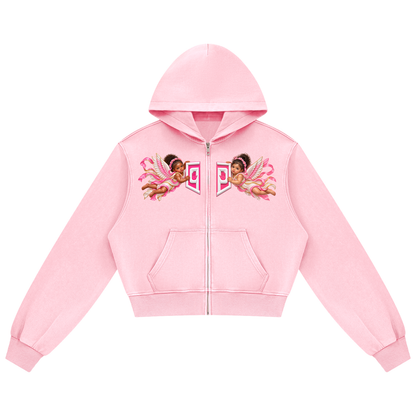 Women's Mineral Wash Full Zip Hoodie