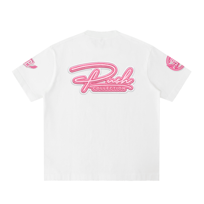 Mixed Angel Heavyweight Vintage Washed Frayed T-Shirt