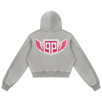 Women's Mineral Wash Full Zip Hoodie