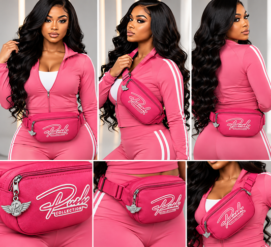 PUSH Collection Luxe Fanny Pack – Signature Pink