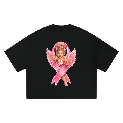 White Angel Unisex Heavyweight Boxy T-Shirt/Heather