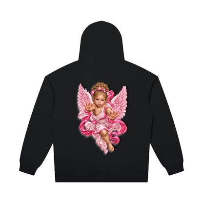 White Angel Unisex Heavyweight Pullover Hoodie/Heather
