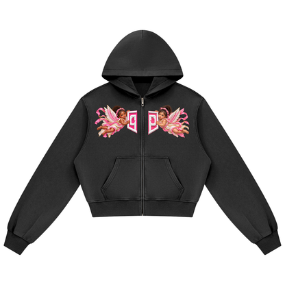 Women's Mineral Wash Full Zip Hoodie