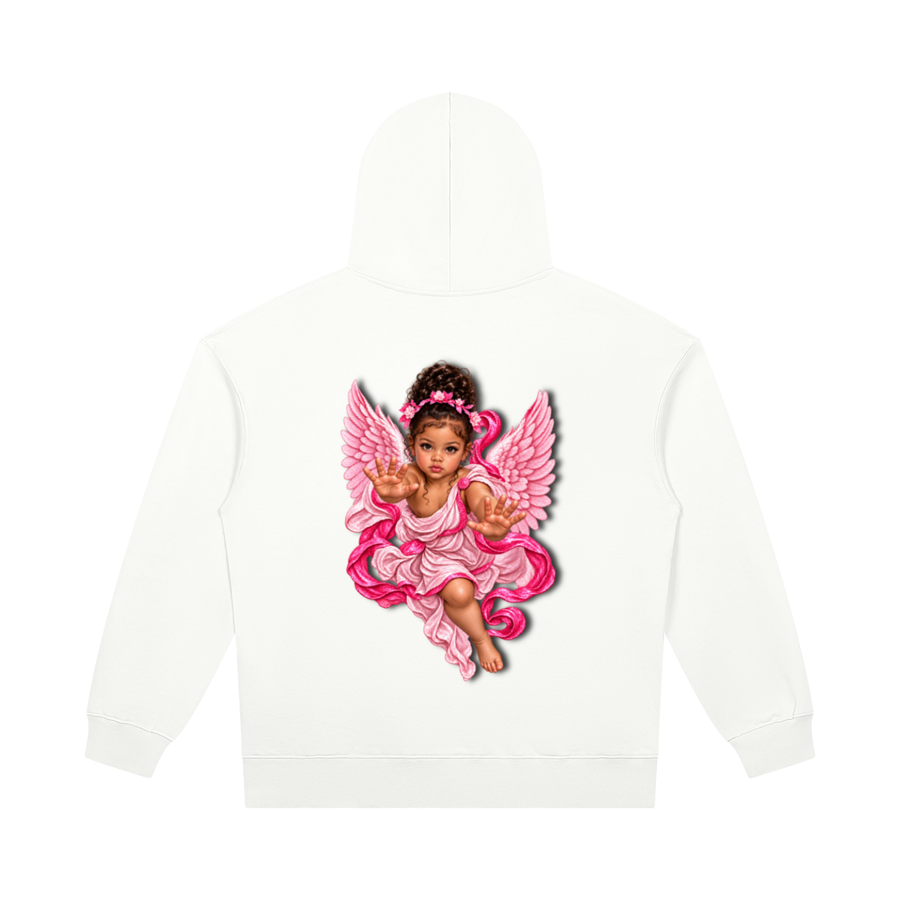 Mixed Angel Unisex Heavyweight Pullover Hoodie/Maria